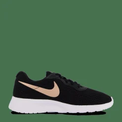 Nike Tanjun Women's Shoes BLACK/MTLC RED BRONZE-BARELY VOLT-WHITE Svart Sale