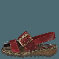 Fly London Tapi K Bridle Red Röd och Brun Sale