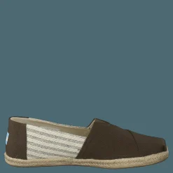 Toms Tarmac Canvas Ivy League On Rope Tarmac Brun Discount