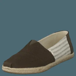 Toms Tarmac Canvas Ivy League On Rope Tarmac Brun Discount