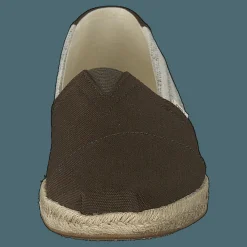 Toms Tarmac Canvas Ivy League On Rope Tarmac Brun Discount