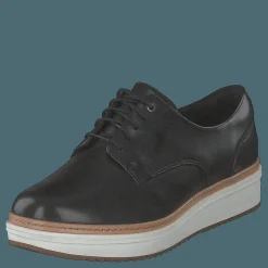 Clarks Teadale Rhea Black Leather Svart Clearance