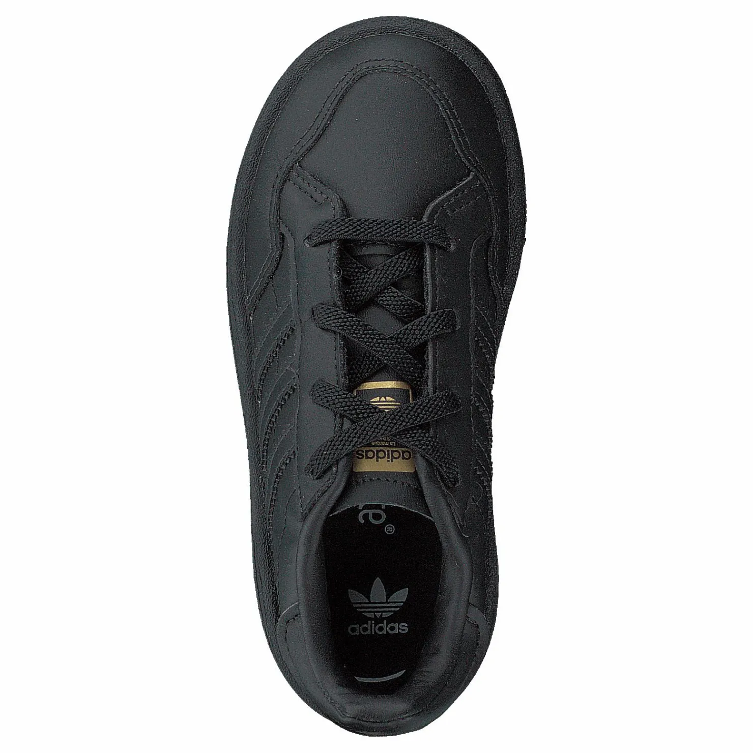 adidas Originals Team Court El I Core Black/core Black/ftwr Whi Svart Hot