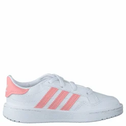 adidas Originals Team Court El I Ftwr White/glory Pink/core Bla Vit