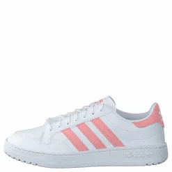 adidas Originals Team Court J Ftwr White/glory Pink/core Bla Vit Outlet