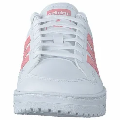 adidas Originals Team Court J Ftwr White/glory Pink/core Bla Vit Outlet