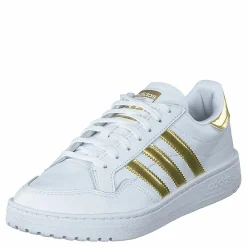adidas Originals Team Court W Ftwr White/gold Met./ftwr Whit Guld och Vit Outlet