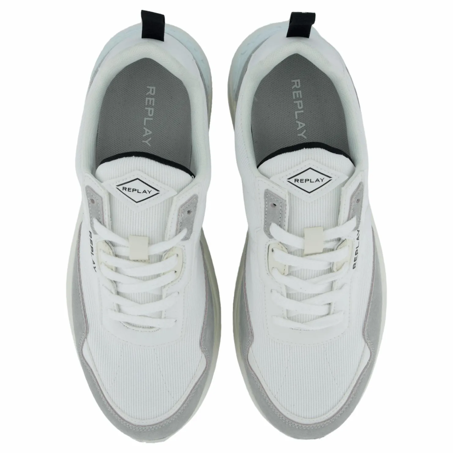 Replay Tennet Base White Black Vit och Svart New