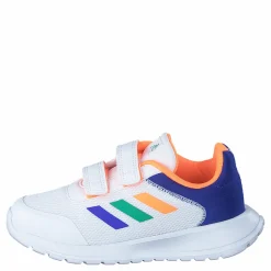 adidas Tensaur Run Shoes Cloud White / Screaming Orange / Lucid Blue Vit Sale