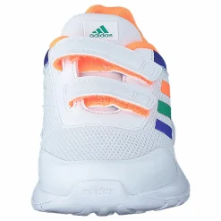 adidas Tensaur Run Shoes Cloud White / Screaming Orange / Lucid Blue Vit Sale