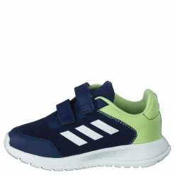 adidas Tensaur Run Shoes Dark Blue / Core White / Pulse Lime Blå Hot