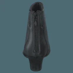 Clarks Teresa Boot Black Leather Svart Outlet