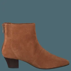 Clarks Teresa Boot Dark Tan Suede Brun Clearance