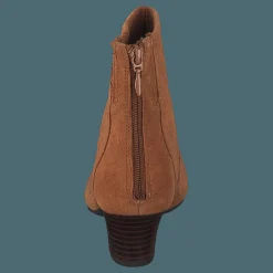 Clarks Teresa Boot Dark Tan Suede Brun Clearance