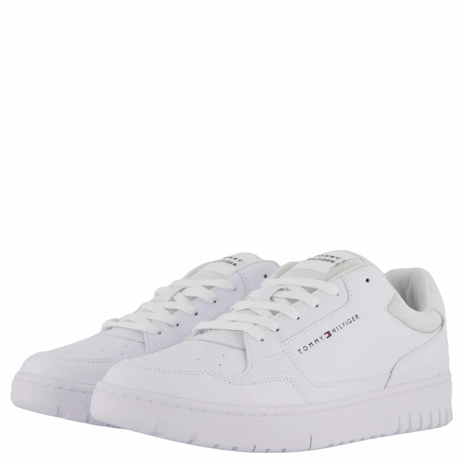 Tommy Hilfiger Th Basket Core Leather Ess White Vit Sale