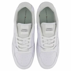 Tommy Hilfiger Th Basket Core Leather Ess White Vit Sale