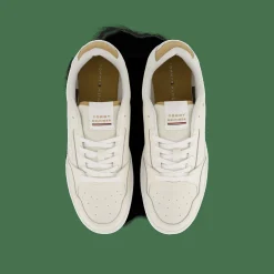 Tommy Hilfiger Th Basket Core Leather Whisper Vit New