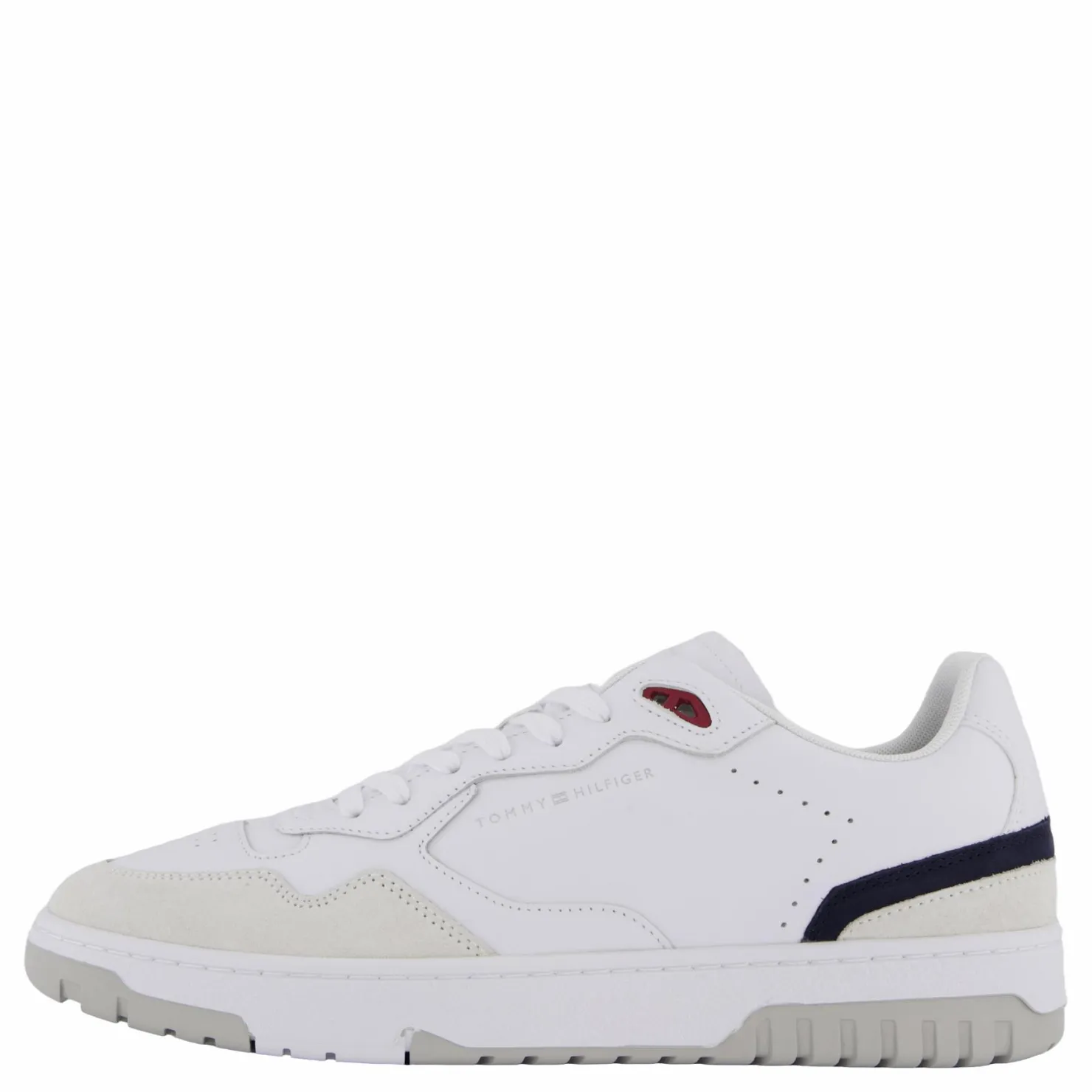 Tommy Hilfiger Th Basket Street Leather White Vit Sale