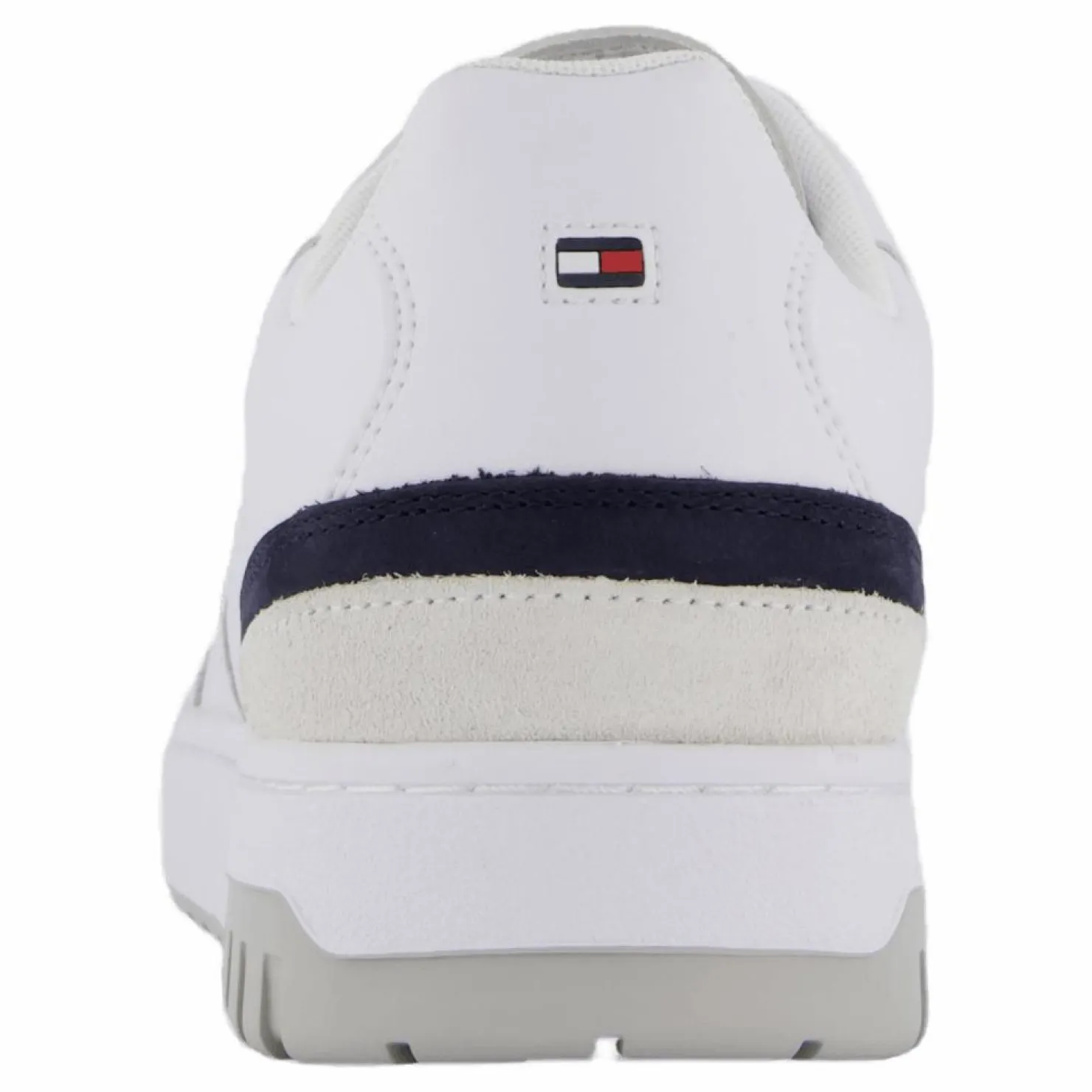 Tommy Hilfiger Th Basket Street Leather White Vit Sale