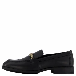 Tommy Hilfiger Th Chain Leather Loafer Black Svart Hot