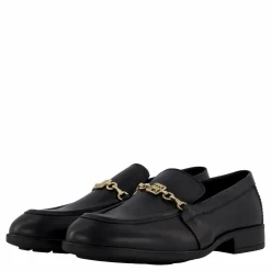 Tommy Hilfiger Th Chain Leather Loafer Black Svart Hot