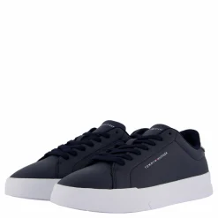 Tommy Hilfiger Th Court Lth Detail Ess Blue Blå Discount