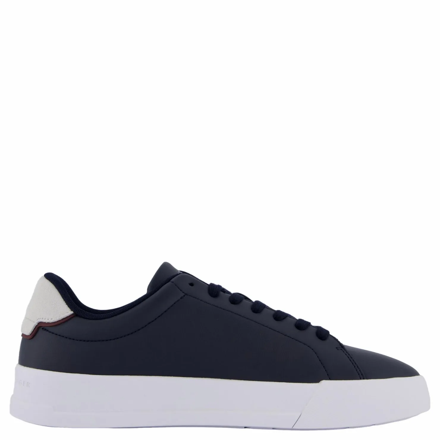 Tommy Hilfiger Th Court Lth Detail Ess Blue Blå Discount