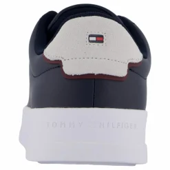 Tommy Hilfiger Th Court Lth Detail Ess Blue Blå Discount