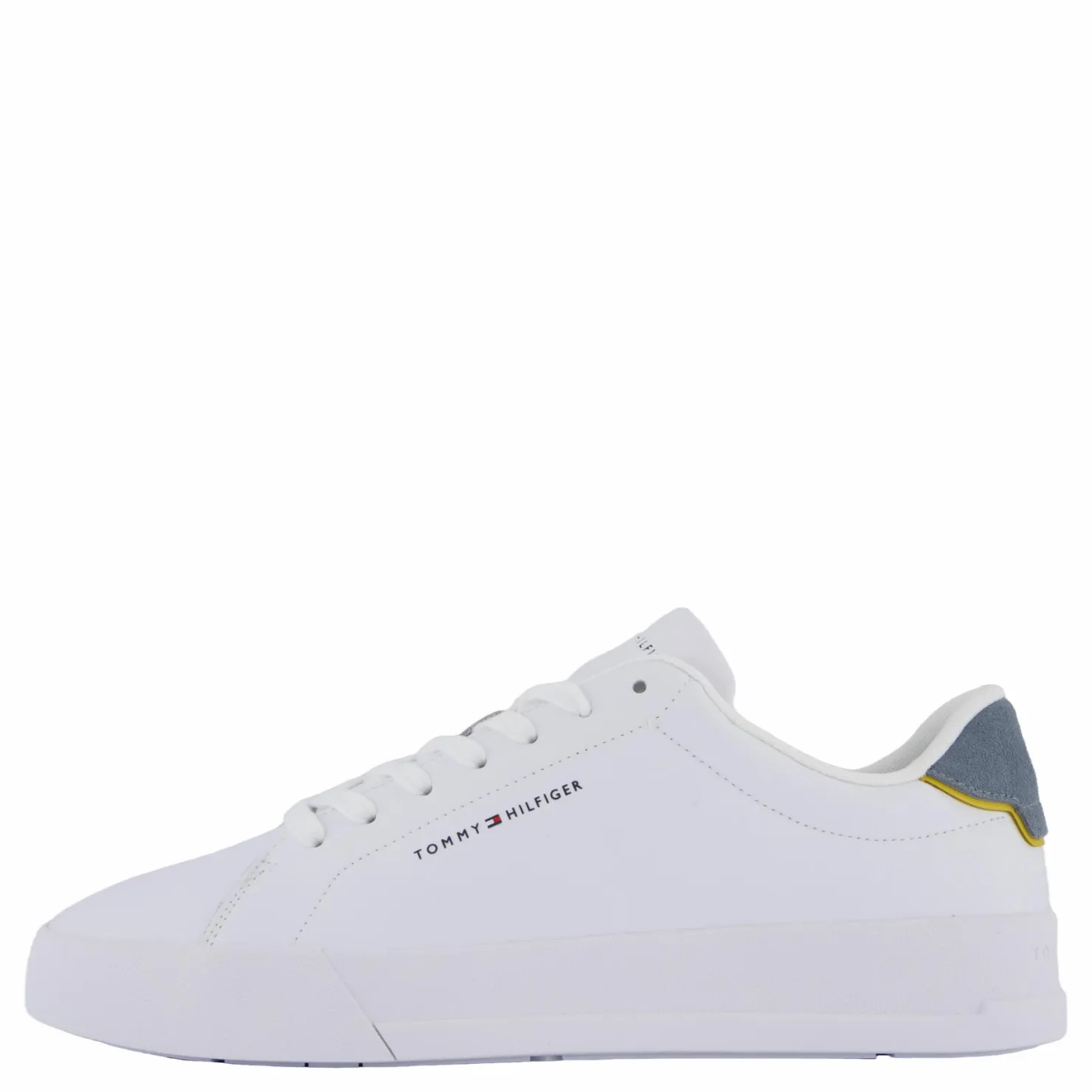 Tommy Hilfiger Th Court Lth Detail Ess Grey Vit Outlet