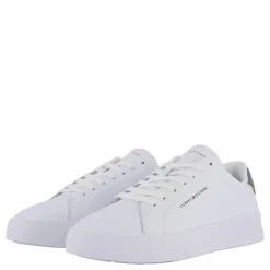 Tommy Hilfiger Th Court Lth Detail Ess Grey Vit Outlet