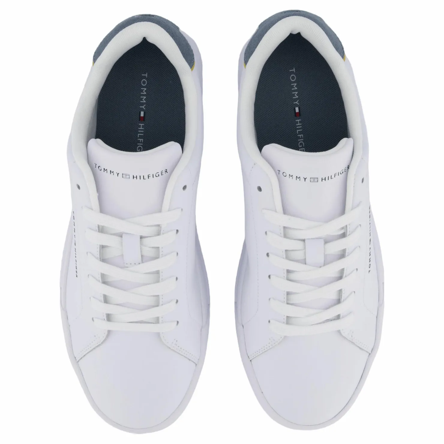 Tommy Hilfiger Th Court Lth Detail Ess Grey Vit Outlet