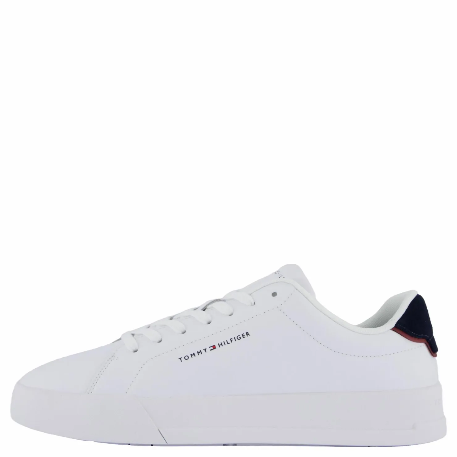 Tommy Hilfiger Th Court Lth Detail Ess White Vit Outlet