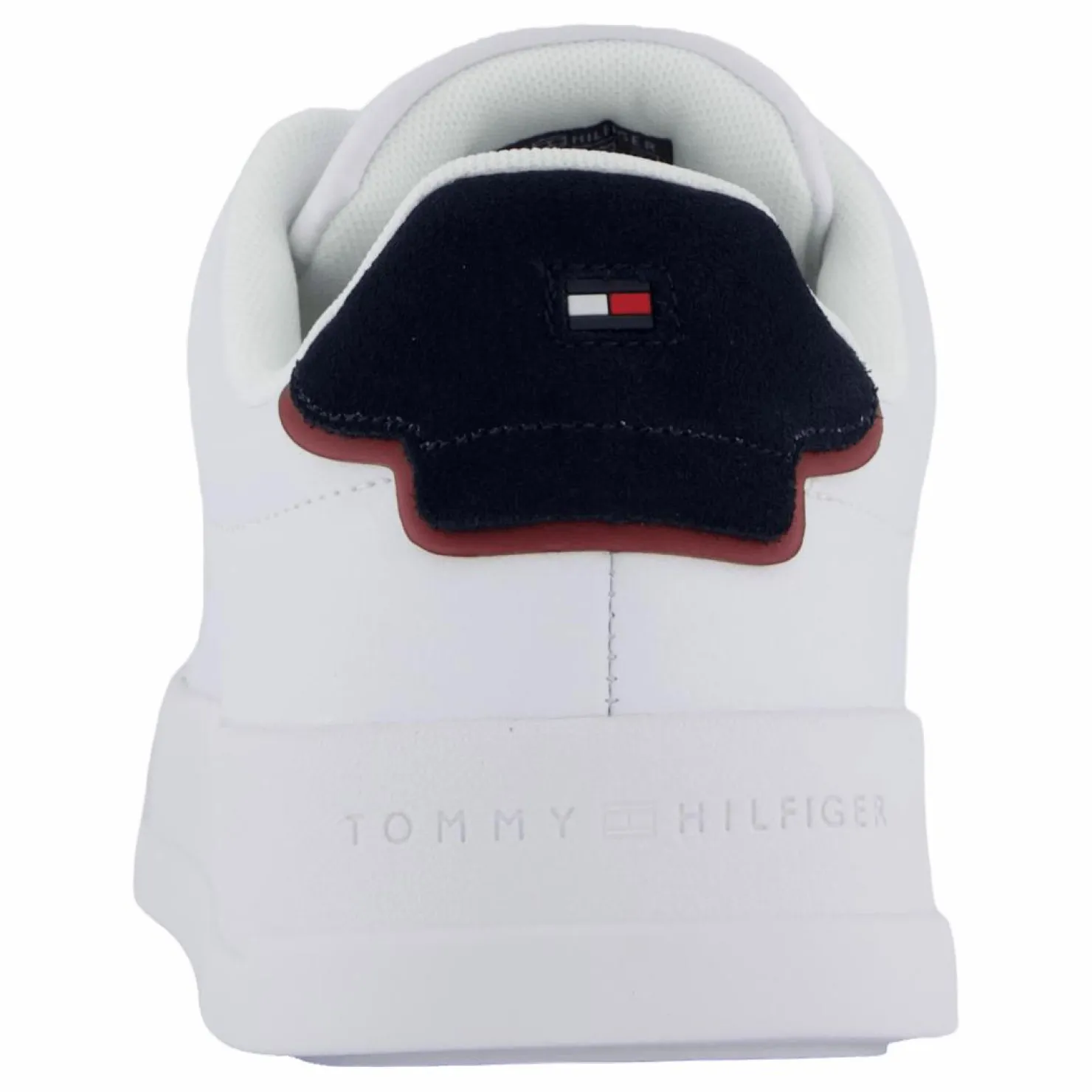 Tommy Hilfiger Th Court Lth Detail Ess White Vit Outlet