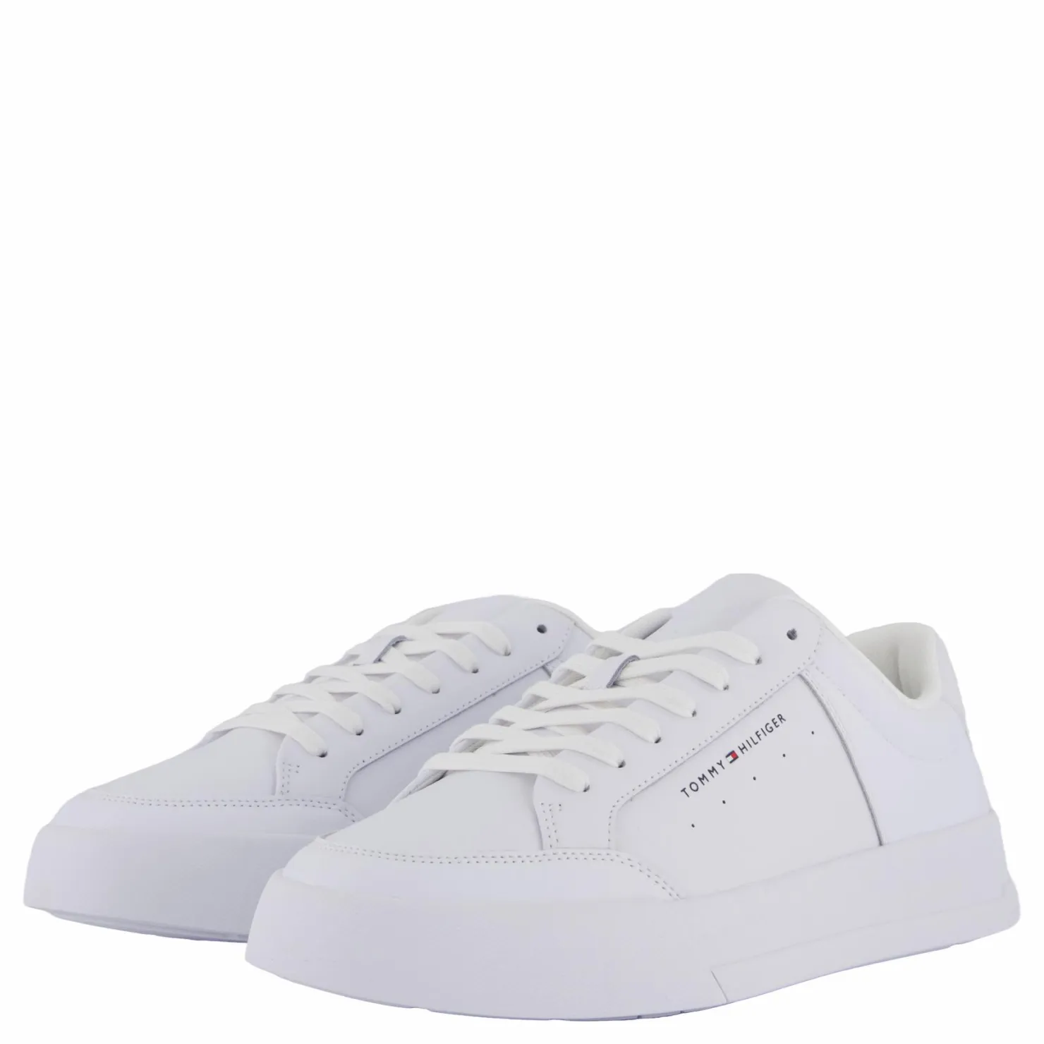 Tommy Hilfiger Th Court Mix Lth White Vit Hot
