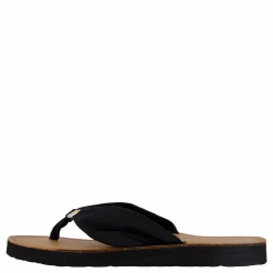 Tommy Hilfiger Th Elevated Beach Sandal Svart Discount