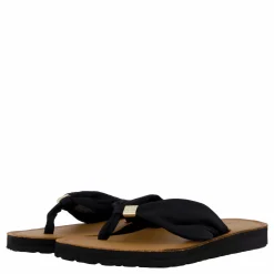 Tommy Hilfiger Th Elevated Beach Sandal Svart Discount