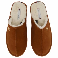 Tommy Hilfiger Th Elevated Comfort Home Slipp Cognac Brown Discount
