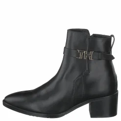 Tommy Hilfiger Th Hardware Leather Black Grå Clearance
