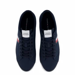 Tommy Hilfiger Th Hi Vulc Low Core Stripes Me Blue Blå New