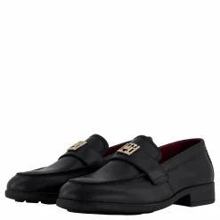 Tommy Hilfiger Th Leather Classic Loafer Black Svart