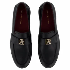 Tommy Hilfiger Th Leather Classic Loafer Black Svart