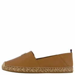 Tommy Hilfiger Th Leather Flat Espadrille Brown Online