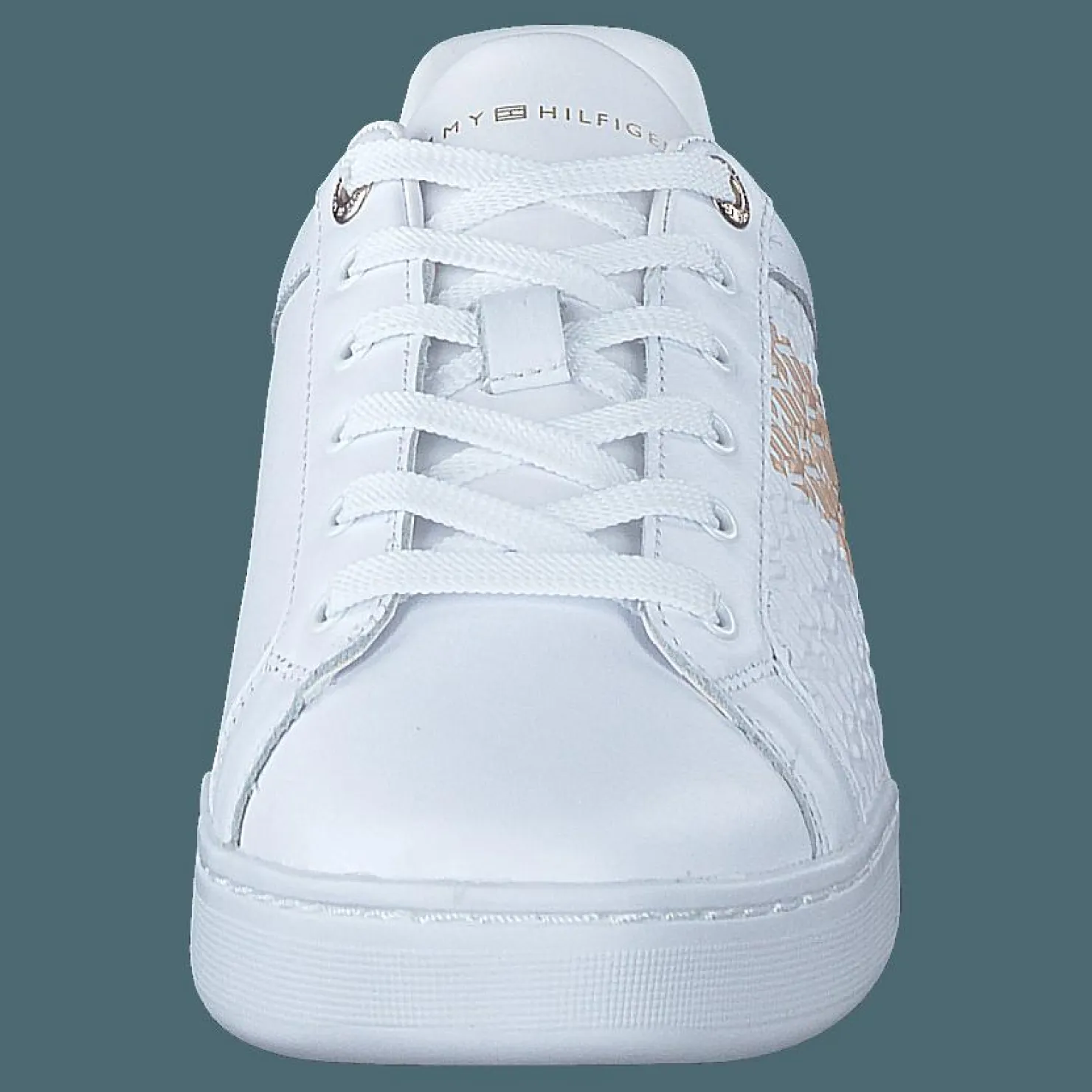 Tommy Hilfiger Th Monogram Elevated Sneaker Try Misty Bluch Vit