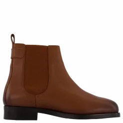 Tommy Hilfiger Th Stud Leather Low Chelsea Cognac Brown Brun Online