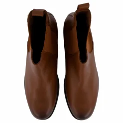 Tommy Hilfiger Th Stud Leather Low Chelsea Cognac Brown Brun Online