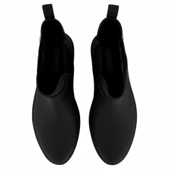 Tommy Hilfiger Th Stud Rubberised Rainboot Black Svart