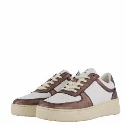 The Original 1936 Copenhagen The Ella 2.0 White Leather/bronze Brun Discount