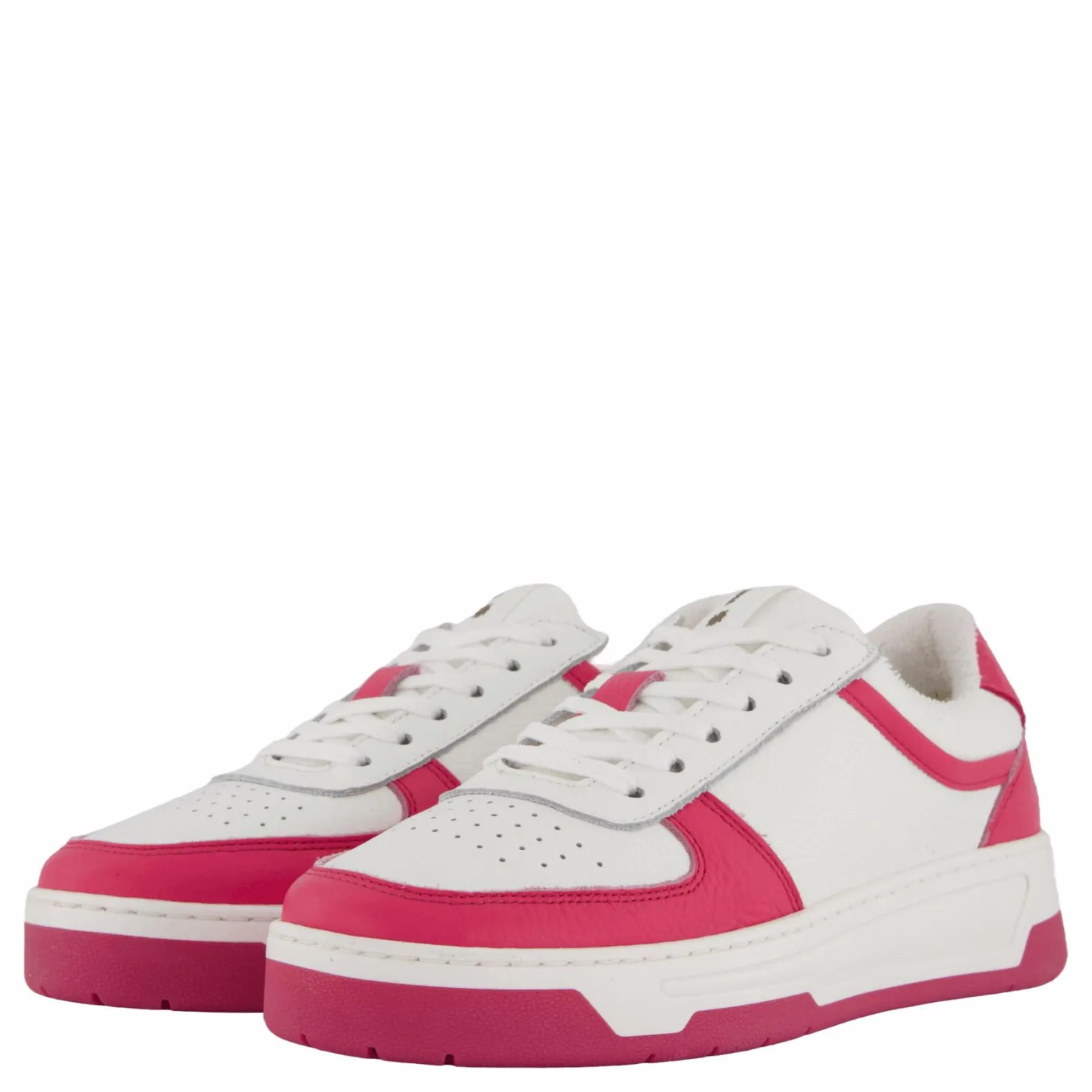 The Original 1936 Copenhagen The Ella 2.0 White/fuxia Tumbled Leather Flerfärgad, Vit och Rosa New