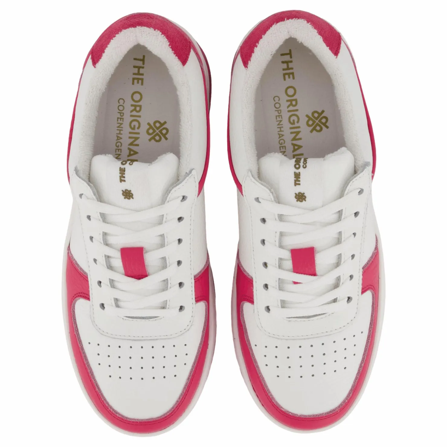 The Original 1936 Copenhagen The Ella 2.0 White/fuxia Tumbled Leather Flerfärgad, Vit och Rosa New