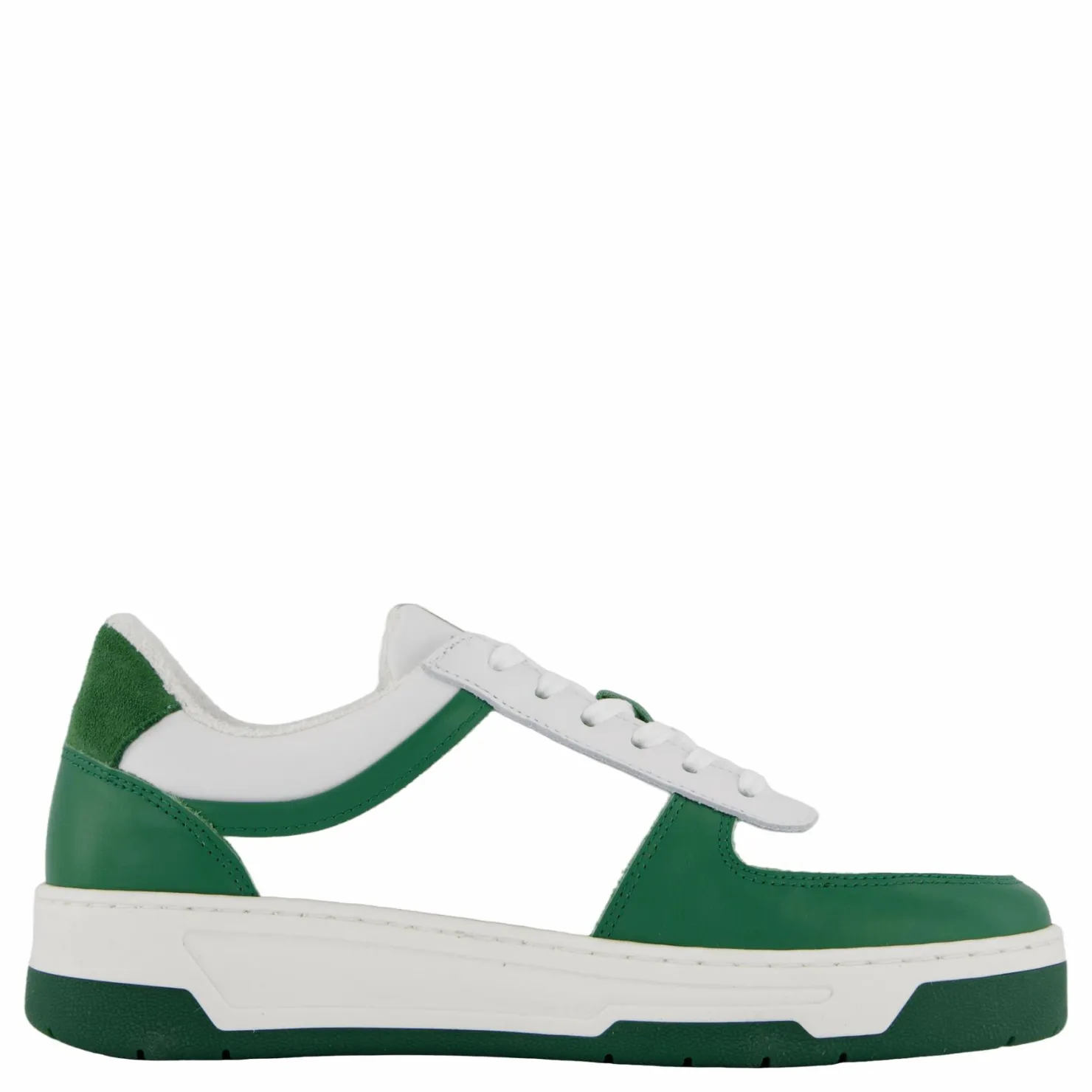 The Original 1936 Copenhagen The Ella White Leather/green Vit, Grön och Flerfärgad Sale
